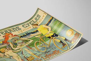 Plakat vintage Stearns Cycles vægdekoration — visning af kunstværket