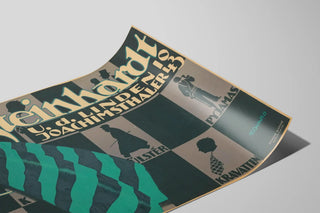 Plakat vintage Steinhardt vægdekoration i maskulin stil — visning af kunstværket