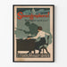 Vintage plakat for rekruttering af stenografer i Washington