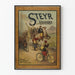 Vintage plakat af Steyr Waffenrad vægdekoration retro