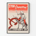 Vintage plakat Stop Kommunisme vægdekoration