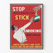 Stop Rygning - Vintage Plakat Anti-Rygning