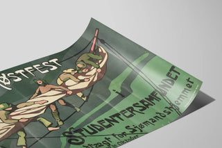 Plakat vintage Stor Høstfest – Studenter-vægdekoration — visning af kunstværket