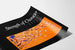 Plakat Styrke af karakter 1995 - Blomster vægdekoration i orange og blå