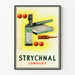 Vintage plakat Strychnal Longuet til vægdekoration