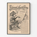 Vintage plakat af hest forfatter 1889