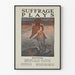 Vintage plakat Kvinders stemmeret - Engageret vægdekoration 1911