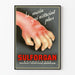 Vintage plakat Sulforgan - Medicinsk vægdekoration for gigt og neuritis
