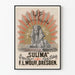 Vintage plakat for Sulima reklame for tyrkiske cigaretter