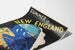 Vintage Sommer i New England - Vægdekoration Tog & Strand Plakat
