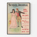 Vintage plakat Sunday Journal New York - Retro vægdekoration