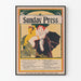 Vintage plakat Sunday Press Philadelphia 1896