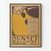 Vintage plakat Sunset Magazine februar 1902 vægdekoration