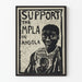 Vintage plakat Support MPLA i Angola – Engagerende vægdekoration