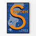 Vintage plakat Sverige That's The Place