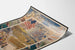 Vintage militærparadeplakat med flag