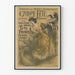 Vintage plakat for den store kostumefest for dramatiske kunstnere
