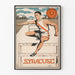 Vintage plakat af Syracuse Universitet atletik 1908