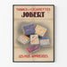 Vintage plakat for tobak- og cigaretreklame Jobert