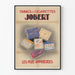 Vintage plakat Tobak & Cigaret Jobert vægdekoration
