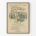 Vintage plakat af Opera Burlesque Tabasco vægdekoration