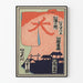Japansk plakat Taisho Kimono Traditionel Dekorativ