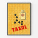 Vintage plakat Taxol - Retro apotek vægdekoration