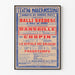 Vintage plakat teater Teatro Modernissimo - Svenske Balli Selskab 1923