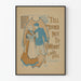 Vintage plakat "Sig til mor, at hun ikke skal bekymre sig" Louis Myll