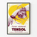 Vintage reklameplakat TENSOL for hjertekarhealth