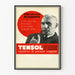 Vintage plakat TENSOL, der regulerer blodtrykket