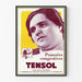 Vintage reklameplakat Tensol Poussées Congestives
