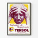 Vintage plakat Tensol mod hypertension hovedpine