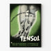 Vintage Tensol plakat til lindring af prikken hos hypertensive
