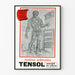 Vintage medicinsk plakat af de sklerotiske arterier TENSOL