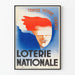 Vintage plakat af Nationallotteriet - Prøv lykken