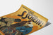 Vintage plakat Teppichhaus Möbelhaus S. Schein – Retro vægdekoration