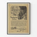 Vintage plakat af Territoriaux de France 1918 historisk vægdekoration