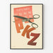 Vintage plakat Textil-Karte PKZ til vægdekoration