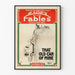 Vintage plakat til vægdekoration med animationsfilmen That Old Can of Mine