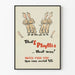 Vintage plakat til oplysning 'That's Phyllis... that was!'