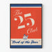 Vintage plakat The 25 Club Book of the Year
