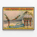 Plakat vintage Cirkus Adam Forepaugh og Sells Brothers - Akrobater — indrammet kunstværk på væggen