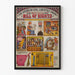 Illustreret plakat af de amerikanske borgerrettigheder - Guide Bill of Rights