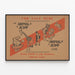 Plakat vintage Æsops Dyr - Retro dekorativ illustration — indrammet kunstværk på væggen