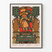 Vintage reklameplakat for Ault & Wiborg Co. Trykfarve