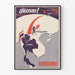 Vintage plakat Sydøstasien: Kort over Thailand og kommunistisk konfrontation