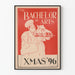 Vintage plakat The Bachelor of Arts Xmas '96