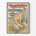 Vintage plakat Cirque Barnum & Bailey Giraf Baby Bumberno