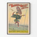 Vintage plakat Cirque Barnum & Bailey - Japansk akrobat på snor